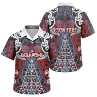 Personalised Aotearoa Iwi Ngapuhi Family Matching Mermaid Dress and Hawaiian Shirt Maori Motif Tribal