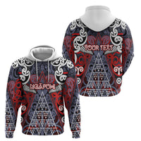Personalised Aotearoa Iwi Ngapuhi Hoodie Maori Motif Tribal