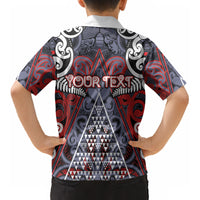 Personalised Aotearoa Iwi Ngapuhi Kid Hawaiian Shirt Maori Motif Tribal