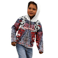 Personalised Aotearoa Iwi Ngapuhi Kid Hoodie Maori Motif Tribal