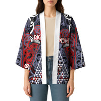 Personalised Aotearoa Iwi Ngapuhi Kimono Maori Motif Tribal
