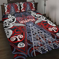 Aotearoa Iwi Ngapuhi Quilt Bed Set Maori Motif Tribal