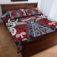 Aotearoa Iwi Ngapuhi Quilt Bed Set Maori Motif Tribal