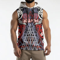 Personalised Aotearoa Iwi Ngapuhi Sleeveless Hoodie Maori Motif Tribal
