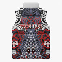 Personalised Aotearoa Iwi Ngapuhi Sleeveless Puffer Jacket Maori Motif Tribal
