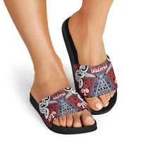 Aotearoa Iwi Ngapuhi Slide Sandals Maori Motif Tribal