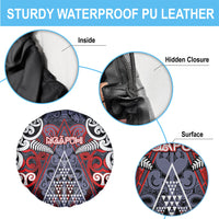 Aotearoa Iwi Ngapuhi Spare Tire Cover Maori Motif Tribal