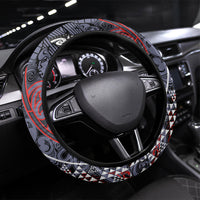 Aotearoa Iwi Ngapuhi Steering Wheel Cover Maori Motif Tribal