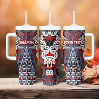 Personalised Aotearoa Iwi Ngapuhi Tumbler With Handle Maori Motif Tribal