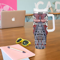 Personalised Aotearoa Iwi Ngapuhi Tumbler With Handle Maori Motif Tribal
