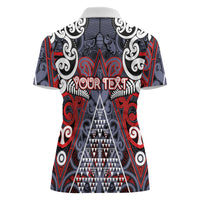 Personalised Aotearoa Iwi Ngapuhi Women Polo Shirt Maori Motif Tribal