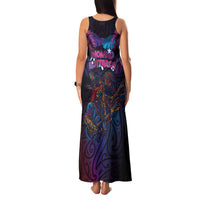 Aotearoa Arts Festival 2025 Family Matching Tank Maxi Dress and Hawaiian Shirt Maori Performing Art and Music - Rhythmic Vibes