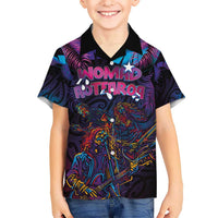 Aotearoa Arts Festival 2025 Kid Hawaiian Shirt Maori Performing Art and Music - Rhythmic Vibes