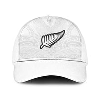 New Zealand Football Baseball Net Cap The Whites-Sporty T90 Style - Polynesian Pride