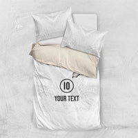 Custom New Zealand Football Bedding Set The Whites-Sporty T90 Style - Polynesian Pride