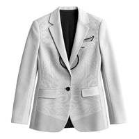 Custom New Zealand Football Blazer The Whites-Sporty T90 Style - Polynesian Pride