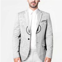 Custom New Zealand Football Blazer The Whites-Sporty T90 Style - Polynesian Pride