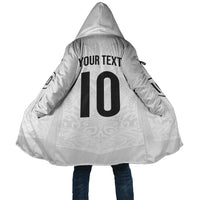 Custom New Zealand Football Cloak The Whites-Sporty T90 Style - Polynesian Pride