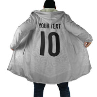 Custom New Zealand Football Cloak The Whites-Sporty T90 Style - Polynesian Pride