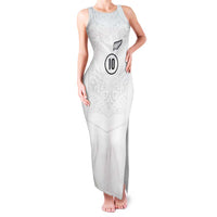 Custom New Zealand Football Family Matching Tank Maxi Dress and Hawaiian Shirt The Whites-Sporty T90 Style - Polynesian Pride