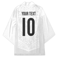 Custom New Zealand Football Kimono The Whites-Sporty T90 Style - Polynesian Pride