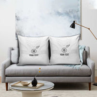 Custom New Zealand Football Pillow Cover The Whites-Sporty T90 Style - Polynesian Pride