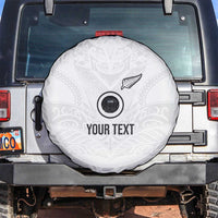Custom New Zealand Football Spare Tire Cover The Whites-Sporty T90 Style - Polynesian Pride