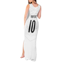 Custom New Zealand Football Tank Maxi Dress The Whites-Sporty T90 Style - Polynesian Pride