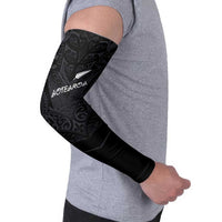 Custom Aotearoa Rugby Arm Sleeves The Blacks-Sporty T90 Style - Polynesian Pride