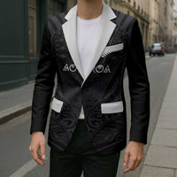 Custom Aotearoa Rugby Blazer The Blacks-Sporty T90 Style - Polynesian Pride