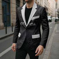 Custom Aotearoa Rugby Blazer The Blacks-Sporty T90 Style - Polynesian Pride
