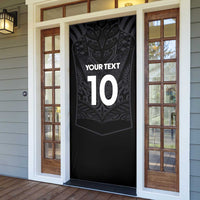 Custom Aotearoa Rugby Door Cover The Blacks-Sporty T90 Style - Polynesian Pride