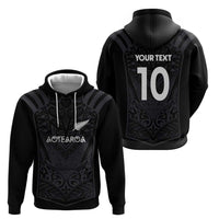 Custom Aotearoa Rugby Hoodie The Blacks-Sporty T90 Style - Polynesian Pride