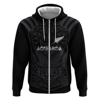 Custom Aotearoa Rugby Hoodie The Blacks-Sporty T90 Style - Polynesian Pride