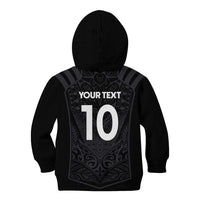 Custom Aotearoa Rugby Kid Hoodie The Blacks-Sporty T90 Style - Polynesian Pride