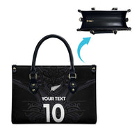 Custom Aotearoa Rugby Leather Bag The Blacks-Sporty T90 Style - Polynesian Pride