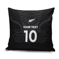 Custom Aotearoa Rugby Pillow Cover The Blacks-Sporty T90 Style - Polynesian Pride