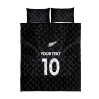 Custom Aotearoa Rugby Quilt Bed Set The Blacks-Sporty T90 Style - Polynesian Pride