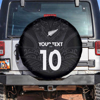 Custom Aotearoa Rugby Spare Tire Cover The Blacks-Sporty T90 Style - Polynesian Pride