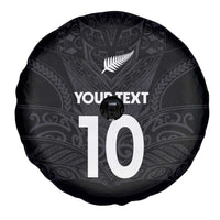 Custom Aotearoa Rugby Spare Tire Cover The Blacks-Sporty T90 Style - Polynesian Pride
