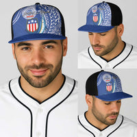 American Samoa Flag Day Baseball Net Cap Fautasi Race Fagatogo-Iseula O Le Moana Sailfish Tribal Style