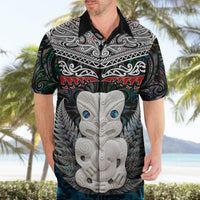 New Zealand Hei Tiki Hawaiian Shirt Maori Green Papua Shell Pattern LT03 - Polynesian Pride