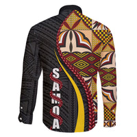 Samoa Siapo Ula Fala Family Matching Summer Maxi Dress and Hawaiian Shirt Polynesian Tribal Pattern LT03 - Polynesian Pride