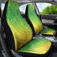 Hawaiian Turtles and Leis Car Seat Cover Tribal Kakau Pattern Fresh Summer Vibe