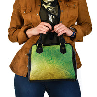 Hawaiian Turtles and Leis Shoulder Handbag Tribal Kakau Pattern Fresh Summer Vibe