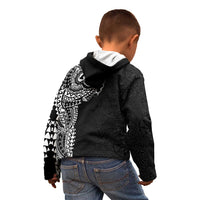 Polynesian Art Traditional Tattoo Pattern Kid Hoodie