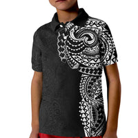 Polynesian Art Traditional Tattoo Pattern Kid Polo Shirt