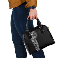 Polynesian Art Traditional Tattoo Shoulder Handbag Simple Style