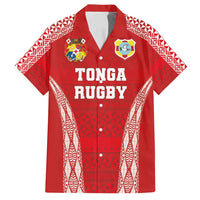 Custom Tonga Pacific Rugby 2024 Family Matching Long Sleeve Bodycon Dress and Hawaiian Shirt Ngatu Tribal Pattern