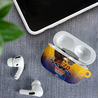 American Samoa Fautasi AirPods Case Bald Eage and Sailfish with Kakau Motifs LT03 - Polynesian Pride